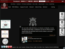 Tablet Screenshot of hotelcastelbrando.com
